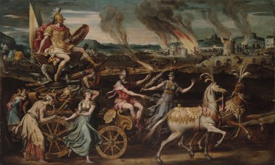 火星の勝利、1570年頃 作： Antoine Caron