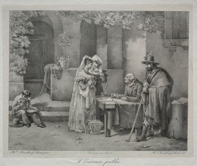 パブリックライター 作： Antoine Cécile Hortense Haudebourt Lescot