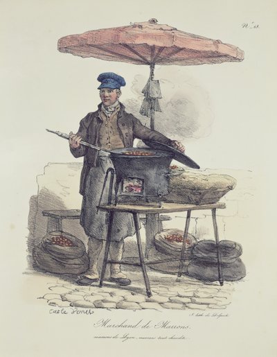 栗売り 作： Antoine Charles Horace Vernet