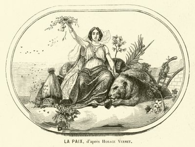 ピース（刻印 作： Antoine Charles Horace Vernet