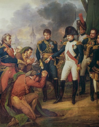 マドリッド郊外のナポレオン・ボナパルト（12月7日 作： Antoine Charles Horace Vernet