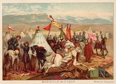 モロッコのイスリーの戦い、1844年（クロモリト） 作： Antoine Charles Horace Vernet