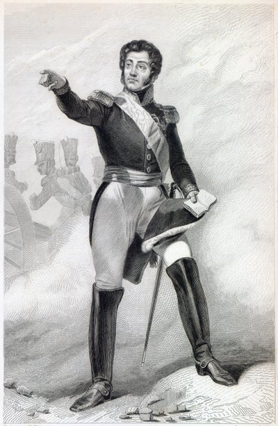 ガブリエルジャンジョセフモリトール（1770-1849）、伯爵と元帥 作： Antoine Charles Horace Vernet