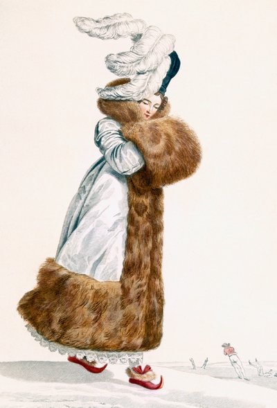 ジョルジュジャックガティーヌ（1773-1831）、1797年頃に刻まれたアイススケートのドレス 作： Antoine Charles Horace Vernet