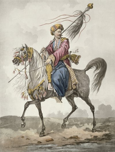 マメルチャック標準持参人 作： Antoine Charles Horace Vernet