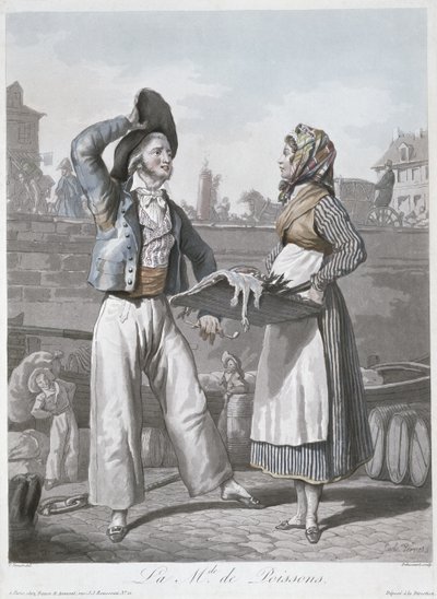 魚売り 作： Antoine Charles Horace Vernet