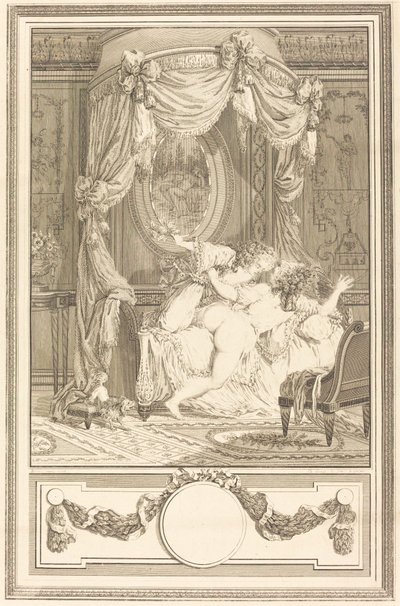 La raclee avec des roses (The Thrashing with Roses) 作： Antoine Cosme Giraud after Antoine Borel