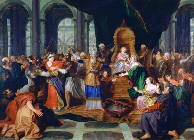 アタリアは1697年以前に描かれた、寺院から追放されました 作： Antoine Coypel
