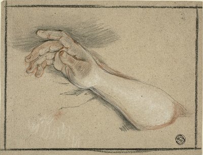 手と前腕 作： Antoine Coypel