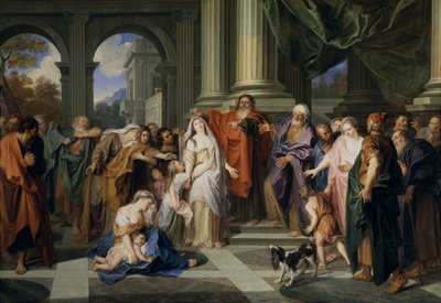 姦通罪で告発されたスザンナ、1695-1696 作： Antoine Coypel