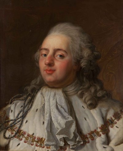 フランスのルイ16世の肖像 作： Antoine François Callet