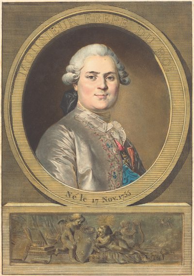 ムッシュ・フレール・デュ・ロワ (王の兄弟) 作： Antoine François Sergent after Joseph Siffred Duplessis