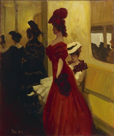 シアターボックススペクタストレス、1906年 作： Antoine Guillaume Minartz
