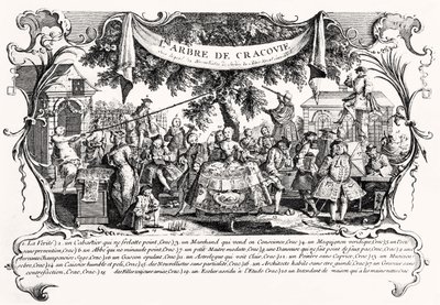 クラコウの木、1742年 作： Antoine Humblot