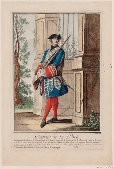 ゲートガード、1756年。 作： Antoine Jean De Fehrt