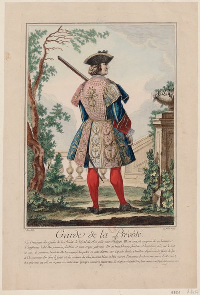 プロボスト・ガード、1756年。 作： Antoine Jean De Fehrt