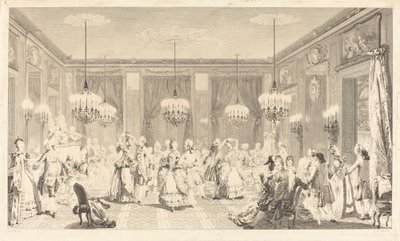 彼らには思われる 作： Antoine Jean Duclos after Augustin de Saint Aubin