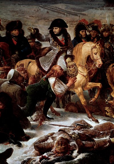 プロイセンとポーランドのキャンペーン（1806-1807年）。"1807年9月2日、エイヤウの戦場でのナポレオン1世（1769-1821）" 詳細アントワーヌ・ジャン・グロ（1771-1835）による絵画 1808年 日5,21x7,84 m パリ、ルーヴル美術館 作： Antoine Jean Gros