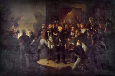 ルイ18世は1815年3月20日の夜にチュイルリーを去りました 作： Antoine Jean Gros