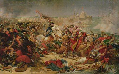 Murat 1799年7月25日、1805年頃、アブキールでトルコ軍を倒した（キャンバスに油彩を搭載） 作： Antoine Jean Gros