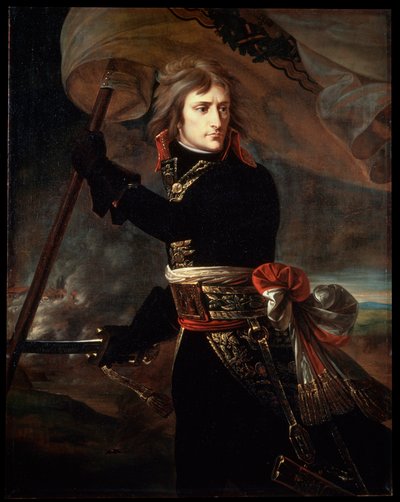 アルコレの橋の上のナポレオンボナパルト、1797年。 作： Antoine Jean Gros