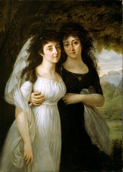 メストル姉妹の肖像 作： Antoine Jean Gros