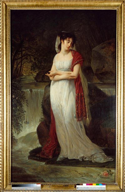 クリスティーヌ・ボワイエ（1776-1800）の死後の肖像 ルシアン・ボナパルトのファーストウーマン アントワーヌ・ジャン・グロ（1771-1835）の絵画 19世紀 日2,14x1,34 m. 作： Antoine Jean Gros