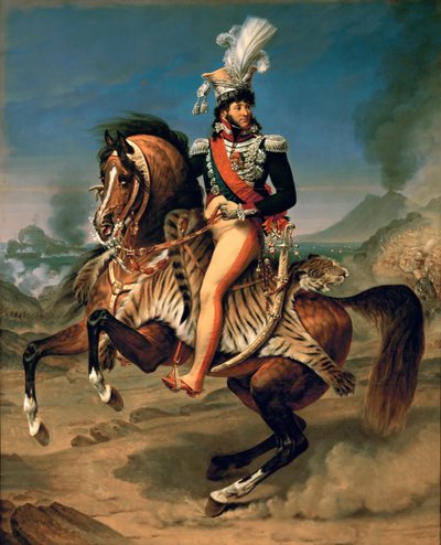 ヨアヒム・ムラトの騎馬肖像 1767-1815 作： Antoine Jean Gros Baron