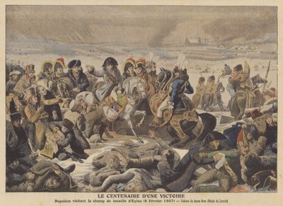 ナポレオン、アイラウの戦場（1807年2月8日） 作： Antoine Jean after Gros
