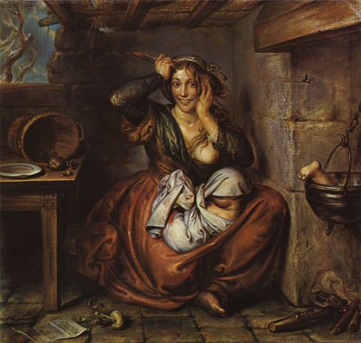 乳児の母 19世紀 作： Antoine Joseph Wiertz