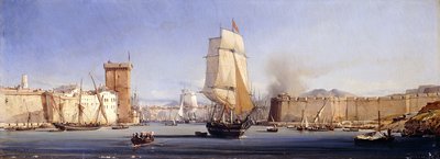 スレイマニエとフェイス モスクのある金角湾、コンスタンティノープル 作： Antoine Leon Morel Fatio