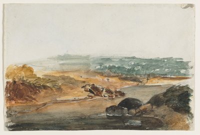 風景 (直角) 作： Antoine Louis Barye