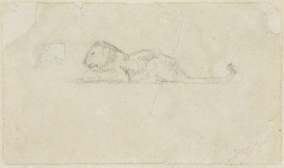 座ったライオネス 作： Antoine Louis Barye