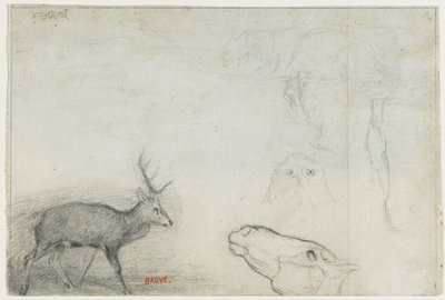 動物の研究も。 作： Antoine Louis Barye