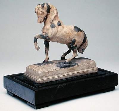 トルコの馬」1876年頃（石膏とワックス、エボニー仕上げの木）（226321も参照） 作： Antoine Louis Barye