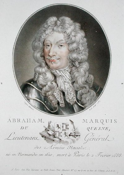 アブラハム（1610-88）マルキ・デュ・ケスネ 作： Antoine Louis Francois (after) Sergent Marceau