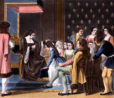 アンヌ・ド・ブルターニュ（1477-1514）によるフランシスカン修道女会の設立、ジャン・バティスト・モレ（1790-1820年頃）の彫刻作品 作： Antoine Louis Francois (after) Sergent Marceau