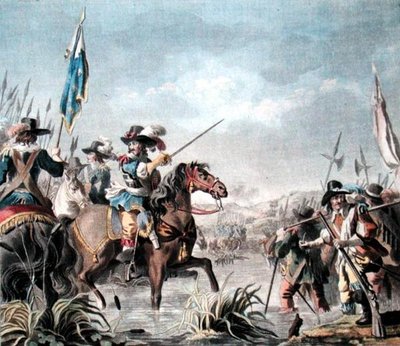 スタッファルダの勝利（1690年）、ジャン・バティスト・モレ（fl.1790-1820）の刻印入り 作： Antoine Louis Francois (after) Sergent Marceau