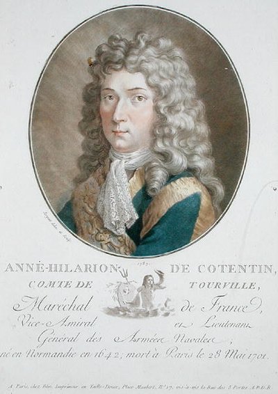 アンヌ＝ヒラリオン・ド・コタンタン（1642-1701）トゥルヴィル伯爵 作： Antoine Louis Francois Sergent Marceau