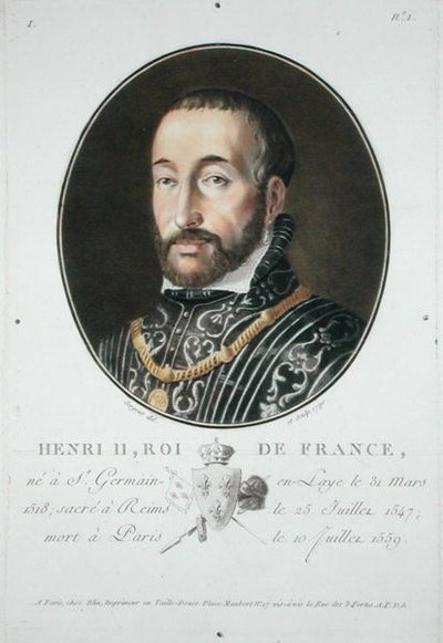 ヘンリー2世（1519-59）フランス王 作： Antoine Louis Francois Sergent Marceau