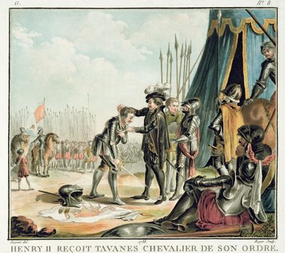 アンリ2世（1519〜59年）、ロジャーによって彫刻された1788 作： Antoine Louis Francois Sergent Marceau
