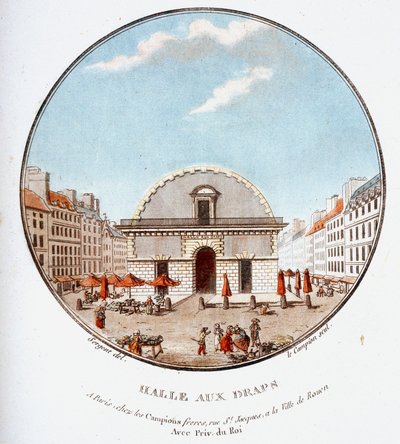 パリの主要な建物のプリトレスクな景色の中で、Sergeantによる 作： Antoine Louis Francois Sergent Marceau