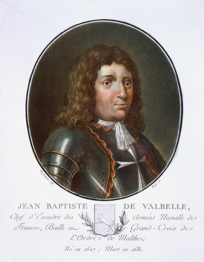 Jean Baptiste de Valbelle、「偉大な男性、輝かしい女性、そして記憶に残るフランスの主題の肖像、彫刻と色彩で印刷」、ピエールブリン発行、1786年-92年、パリ（カラーengravi 作： Antoine Louis Francois Sergent Marceau