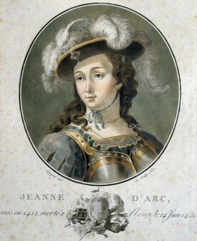 ジョーン・オブ・アーク（1412-1431）の肖像（セルジェント作 作： Antoine Louis Francois Sergent Marceau