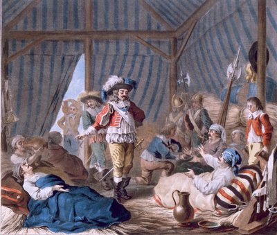 伯爵伯爵（1601-66）は、トリノの包囲戦（1640）、1787年（169707も参照）の間に彼の人間性を示しています 作： Antoine Louis Francois Sergent Marceau