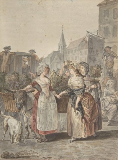 フラワー ガール リトル フラワー セラー n.d. 作： Antoine Louis Francois Sergent Marceau