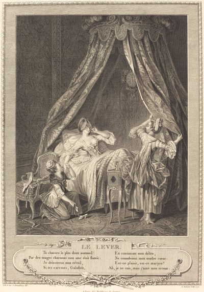 起きる 作： Antoine Louis Romanet after Sigmund Freudenberger
