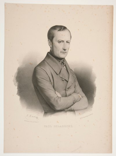 ポール・ドラローシュの肖像 作： Antoine Maurin