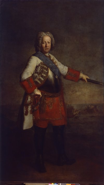 フリードリヒハインリッヒフォンセッケンドルフ伯爵、1720年 作： Antoine Pesne