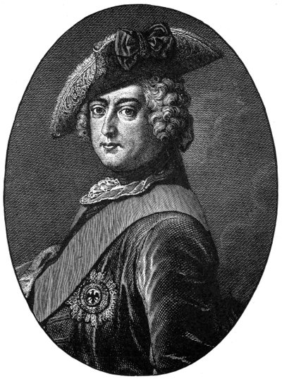 フレデリック大王、プロイセンの王、1903年。 作： Antoine Pesne